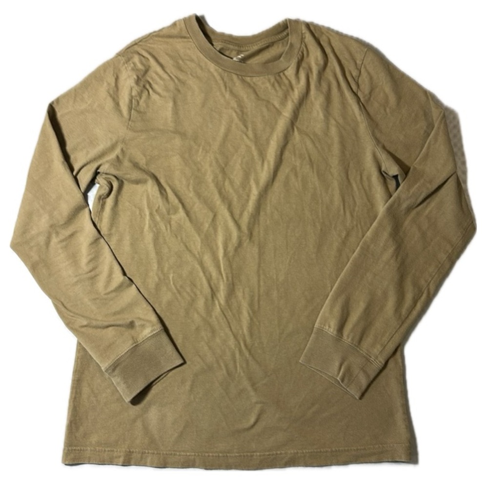 Cherokee woman's XL long sleeve t-shirt tan brown caramel DIY‎ customizable